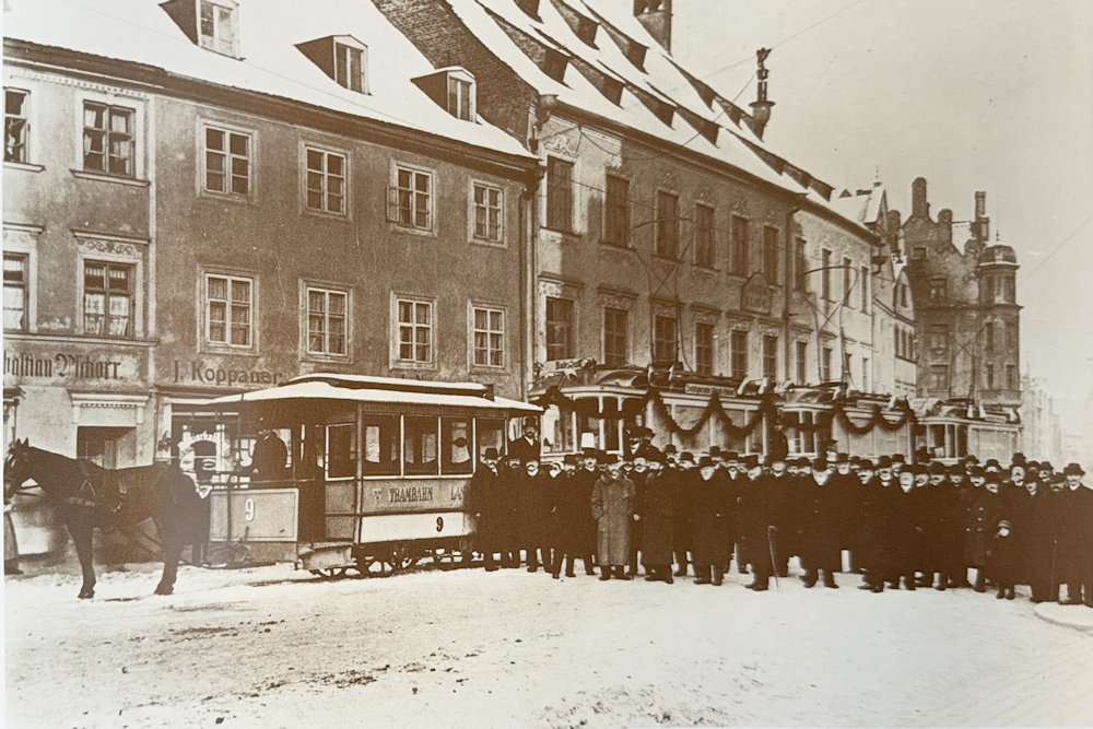 Einweihung elektrische Trambahn 1913